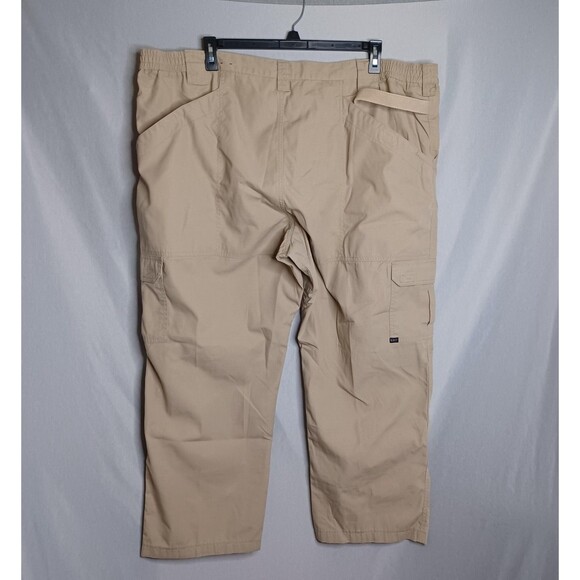 5.11 Tactical Series Pants Mens 48 Beige Cargo Ripstop Utility Outdoor Workwear - Picture 2 of 16
